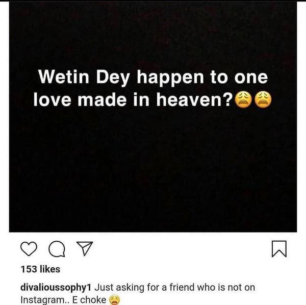 Chikere's ex-wife Sophie Williams first revealed the cracks in his marriage