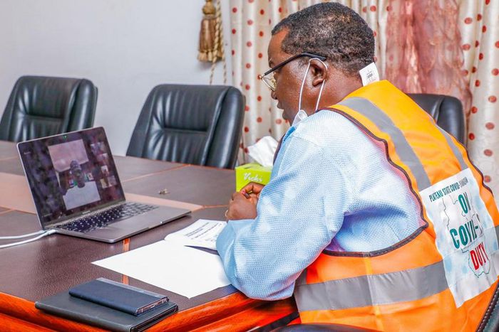 Plateau state Governor, Simon Lalong. [Twitter/@PLSGov]