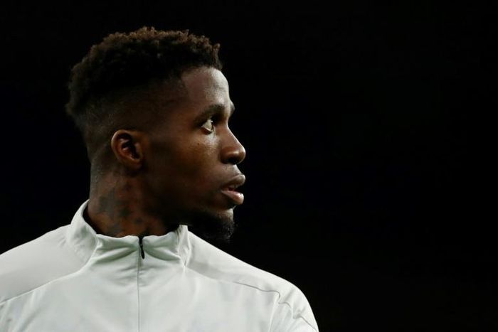 Crystal Palace's Ivorian striker Wilfried Zaha