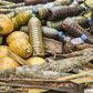 Traditional medicine on sale at the Mvog Mbi market in the Cameroonian capital, Yaounde