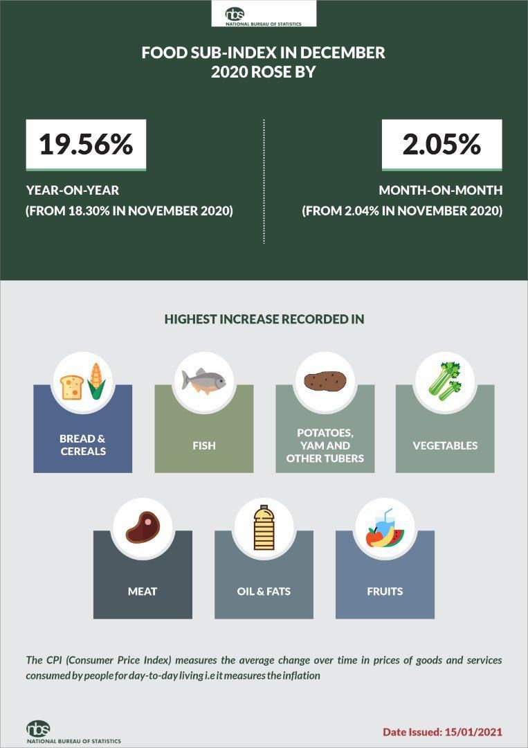 Consumer Price Index Report for December 2020 [NBS]