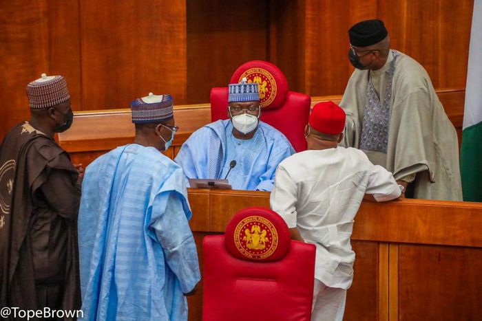 Nigerian senators [Tope Brown]