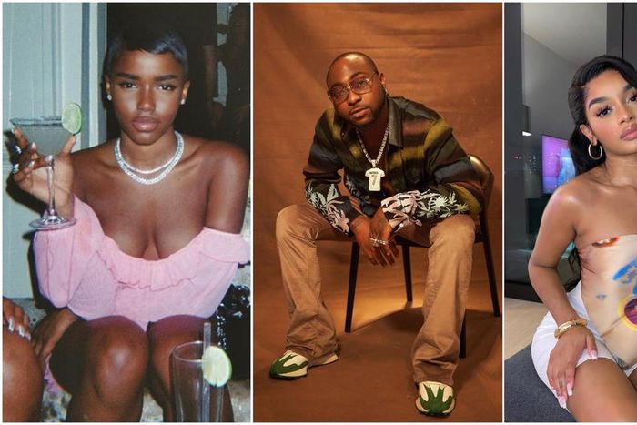 Kenza alleges that she was made to follow Davido and Eva on a trip to Greece while Chioma was heavily pregnant [Instagram/EvssOfficial] [Instagram/DavidoOfficial] [Instagram/6Kenza]