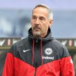 Frankfurt's Austrian head coach Adi Huetter is leaving at the end of the season to join Borussia Moenchengladbach