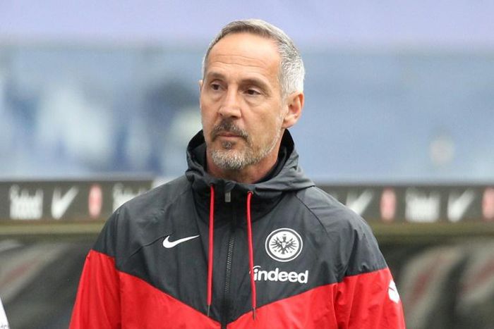 Frankfurt's Austrian head coach Adi Huetter is leaving at the end of the season to join Borussia Moenchengladbach