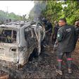 Police in Imo burn vehicles of hoodlums (Imo Police Command)