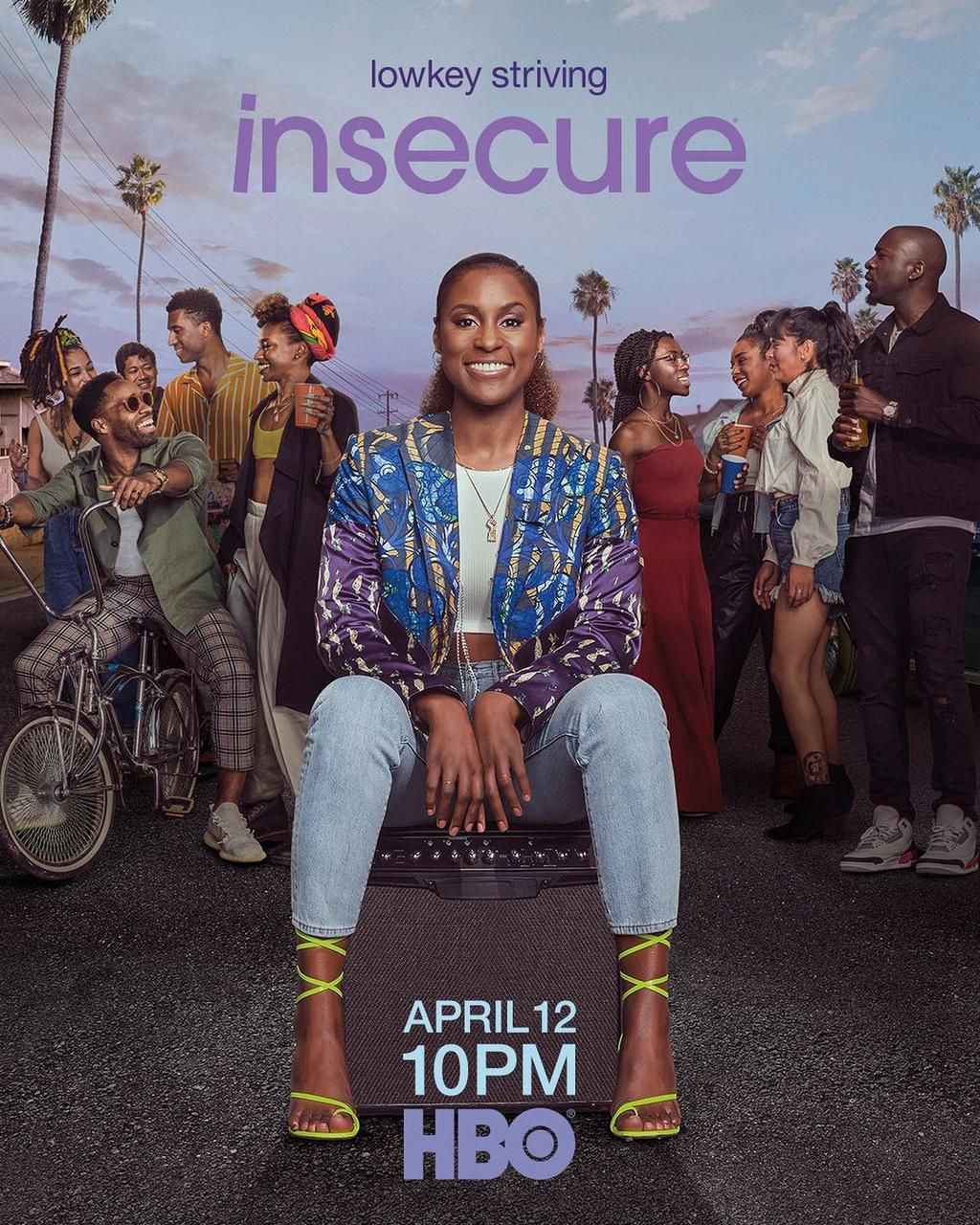 Issa Rae on the poster for insecure {instagram/insecurehbo}
