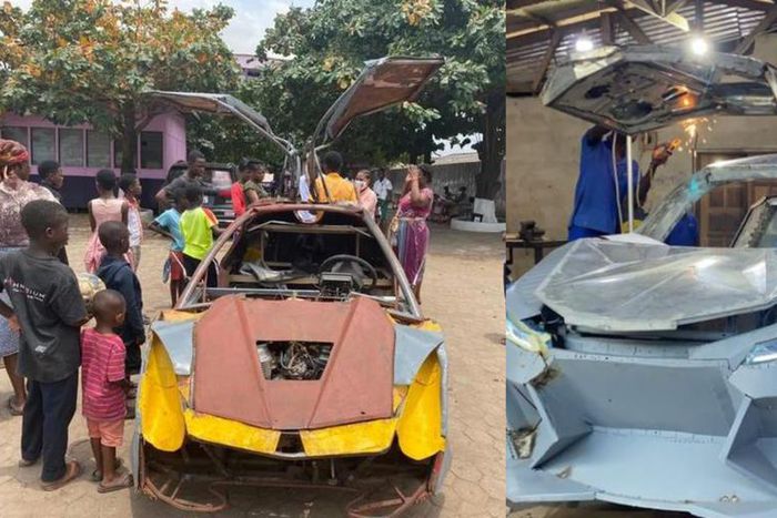 Kantanka remakes 18-year-old JHS graduate Kelvin Odartey’s famous car