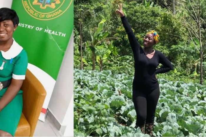 This beautiful multiple award-winning Ghanaian nurse is a farmer too