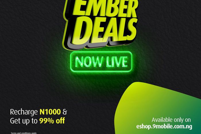 Get 99% off your favourite items with 9mobile Crazy Ember Deals