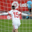 Sevilla's Moroccan forward Youssef En-Nesyri scored a hat-trick against Cadiz on Saturday.