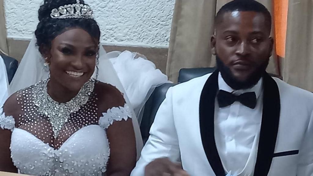 Abena Moet and husband