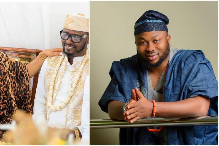 Tonto Dikeh, her estranged boyfriend, Prince Kpokpogri and Olakunle Churchill