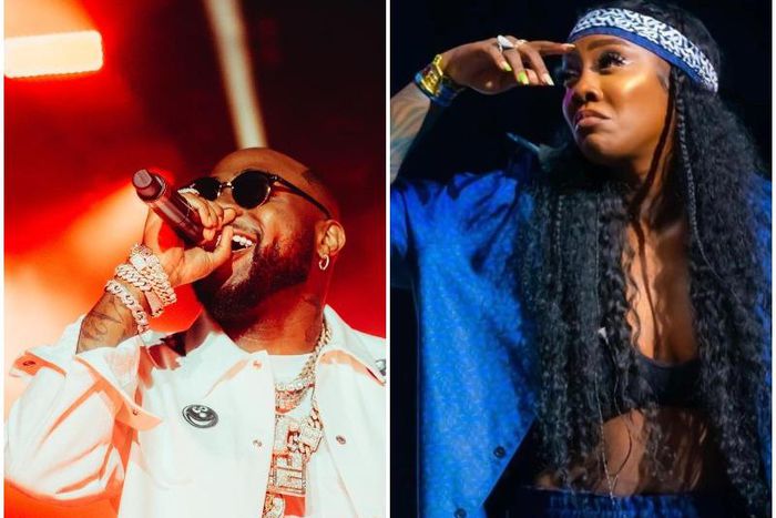 Davido and Tiwa Savage (Instagram)