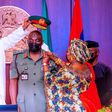 President Muhammadu Buhari decorates Chief of Army Staff, Lieutenant General Ibrahim Attahiru [Presidency]
