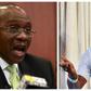 CBN Governor, Godwin Emefiele (left), and House of Representatives member, Babajide Obanikoro (right)