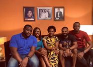 Damilola Orimogunje and the cast of 'For Maria Ebun Pataki'  [Instagram/@dami_orimz]