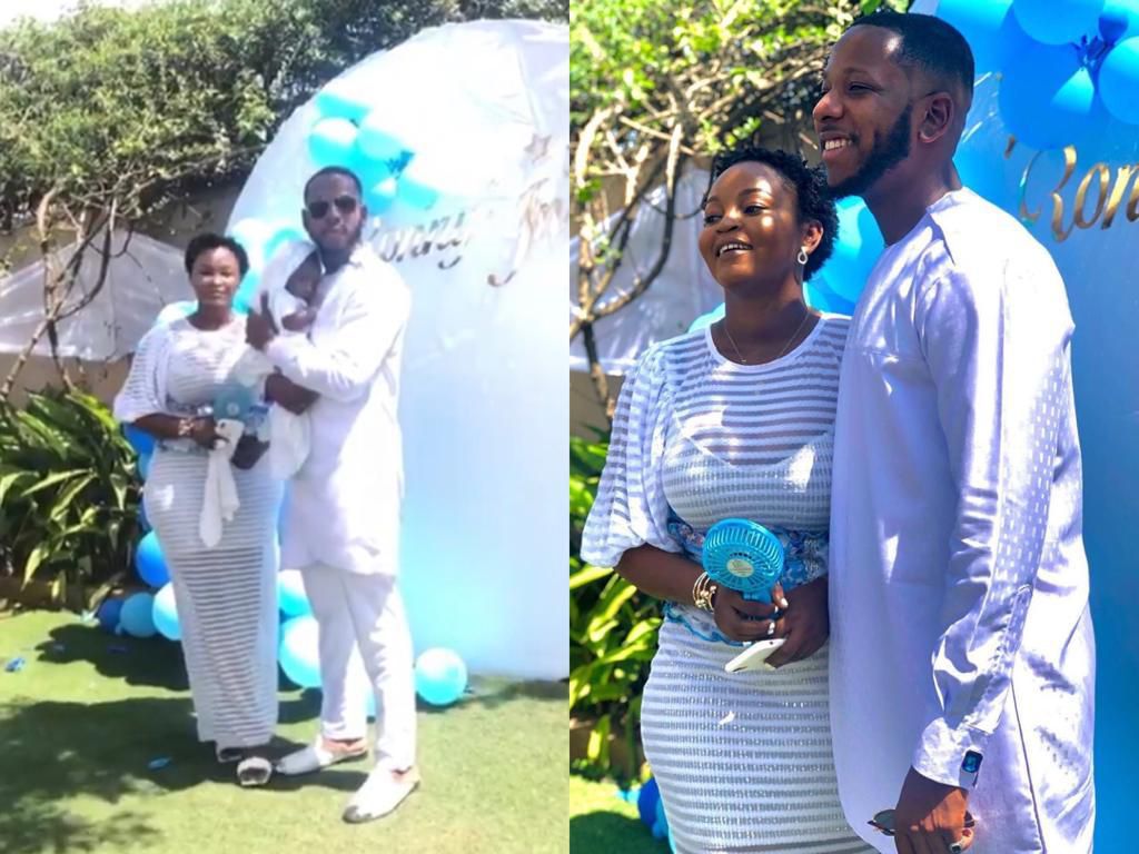 Aaron Adatsi and baby mama Eyram