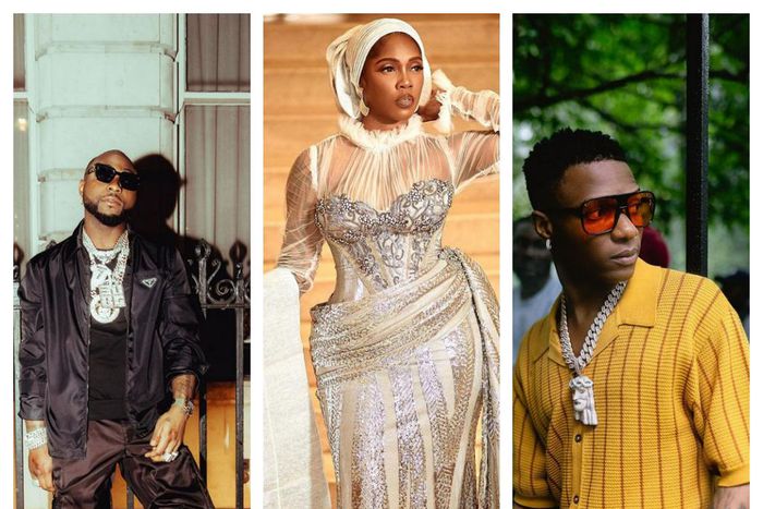 Davido, Tiwa Savage and Wizkid all posted fire pictures [instagram]