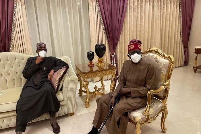 President Muhammadu Buhari visits Bola Tinubu in London (TheCable)