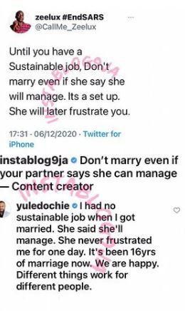 The actor says "Different things work for different people." [Instagram/Instablog9ja]