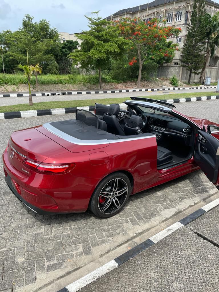 Photos of Mercy Eke's new Mercedes Benz E450 4matic coupe [MercyEke]