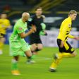 Erling Braut Haaland (C) made his Borussia Dortmund comback after injury in Sunday's 2-0 home win against Wolfsburg
