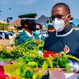 Gov Okowa of Delta State at the 2021 Armed forces remembrance day celebration held at the Cenotaph, Asaba.