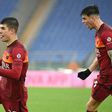 Roger Ibanez was one of two players brought on in extra-time of Roma's 4-2 Italian Cup defeat to Spezia, taking them over the five-sub limit