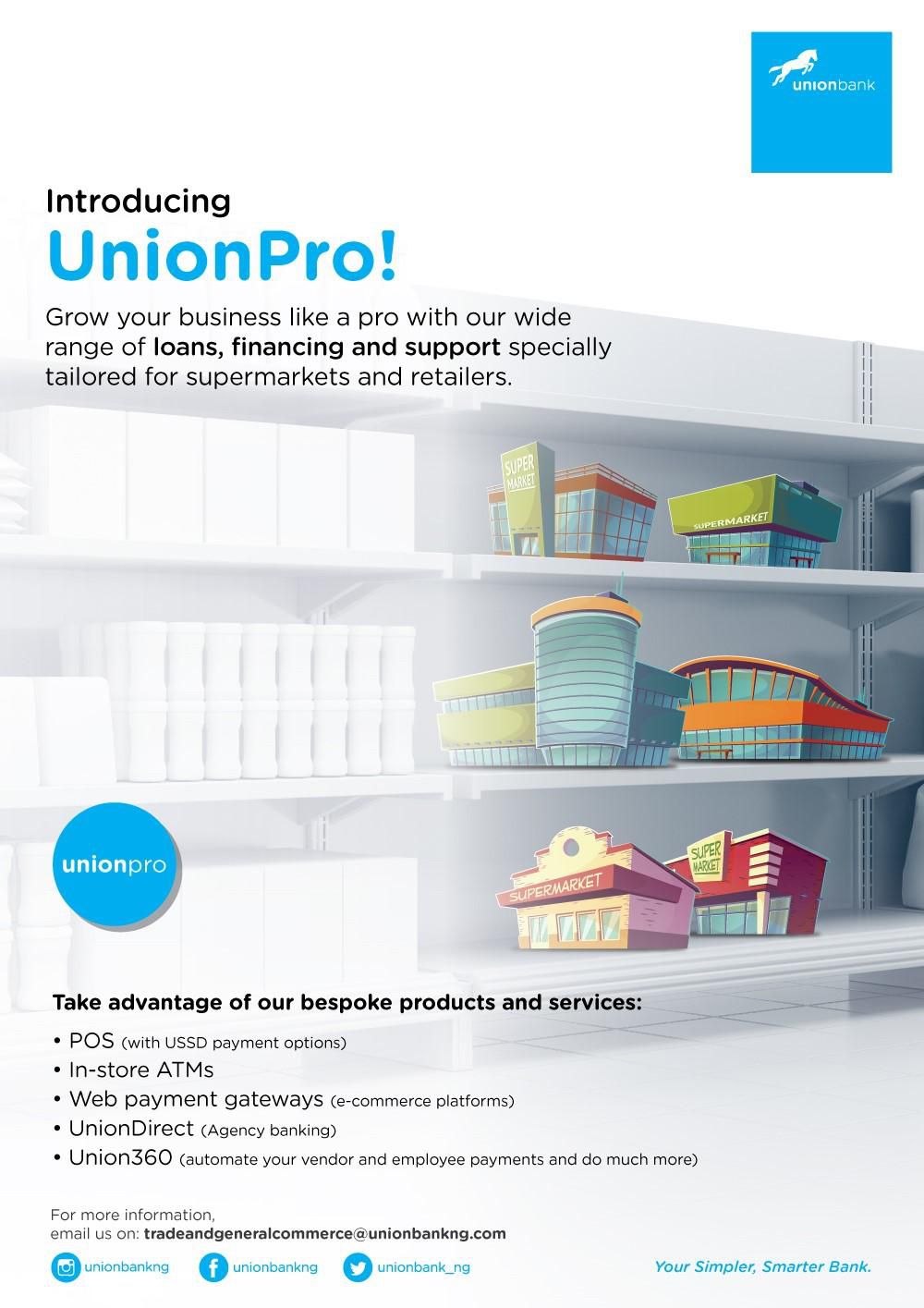 Union Bank unveils UnionPro to boost local trade and  commerce
