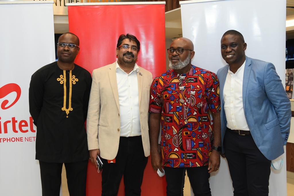 L-R: Tokunbo Adodo, Vice President, Corporate Brands and Marketing; Dinesh Balsingh, Chief Commercial Officer (CCO); Emeka Oparah, Vice President, Corporate Communications & Corporate Social Responsibility and Seun Soladoye, Marketing Director, all of ...