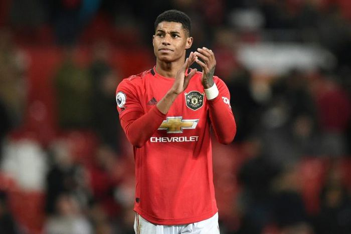 Manchester United and England forward Marcus Rashford