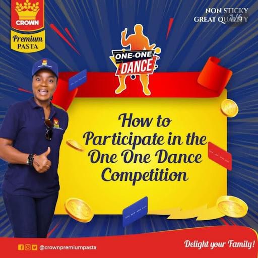 Be a millionaire in the Crown Premium Pasta One-One Dance campaign