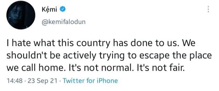 Most people are trying to leave the country [twitter]