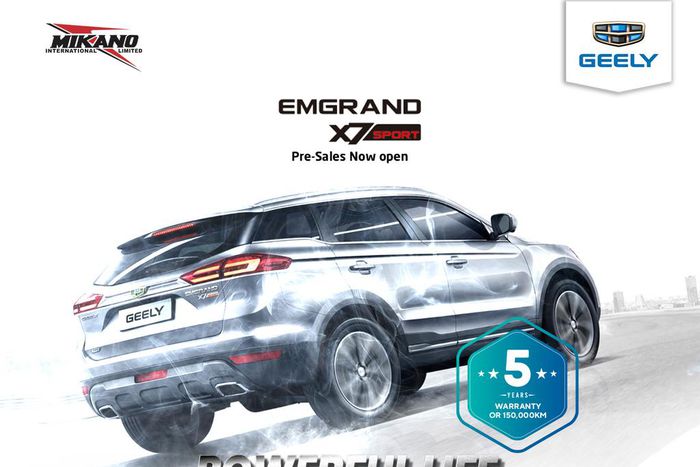 Get up to 1.5 million Naira in the Geely pre-sales offer