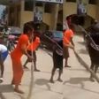 Happy Polytechnic students sweep school’s main gate to celebrate Rector’s exit (video)