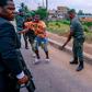 Gov Sanwo-Olu of Lagos arrests gang of robbers in Ojota on Monday, July 12, 2021 (Gboyega Akosile)