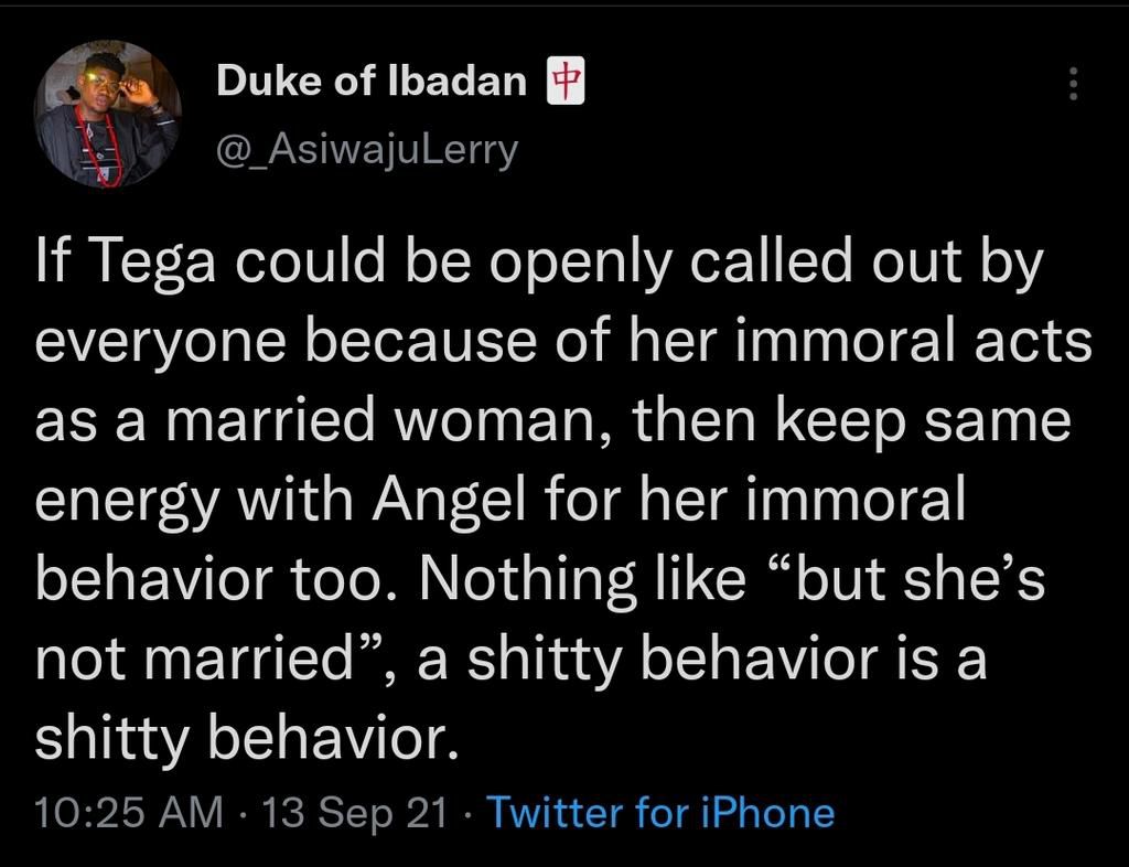 Twitter reactions to Angel video [Twitter]