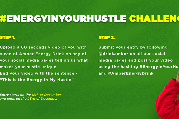 Everything you need to know about Amber Drinks Ltd's ‘Energy In Your Hustle’ challenge