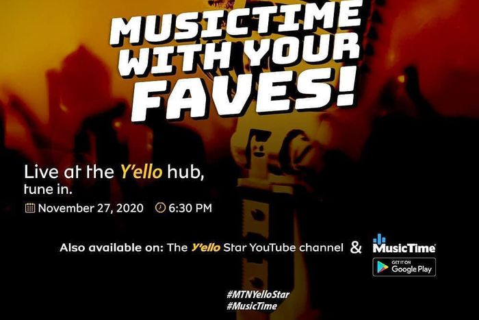 The MTN Y'ello Star party with MusicTime [Instagram/mtn_yellostar]