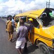 The danfo bus involved in the accident at Odo-Olowu, Apapa-Oshodi Expressway on April 30, 2021 [LASEMA]