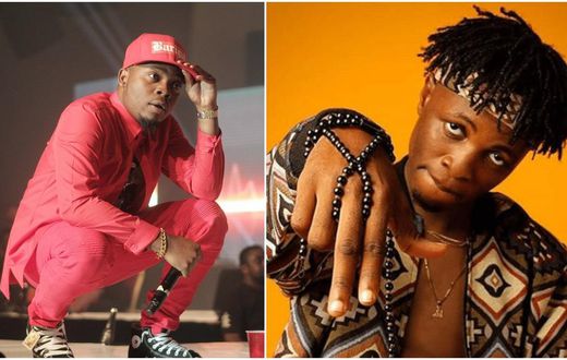 Nigerian Legend, Olamide and rookie, Laycon. (Wikipedia/Nairametrics)