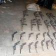 The rifles that were recovered [NAN]