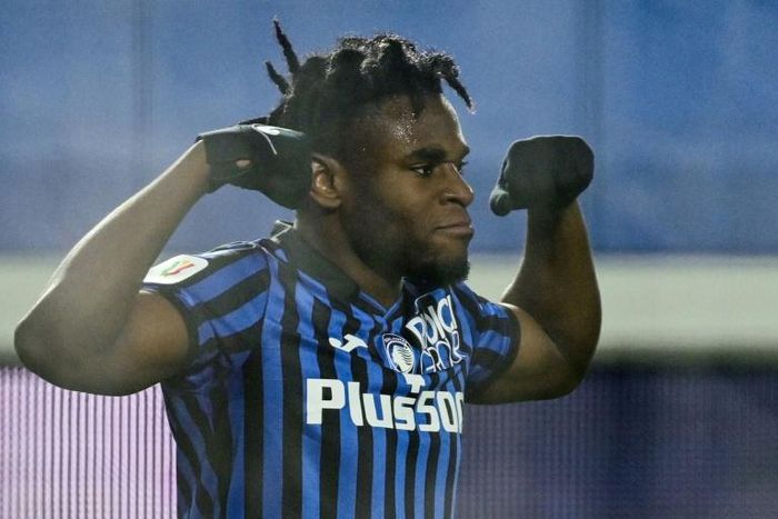Atalanta's Duvan Zapata scored his 10th league goal this season