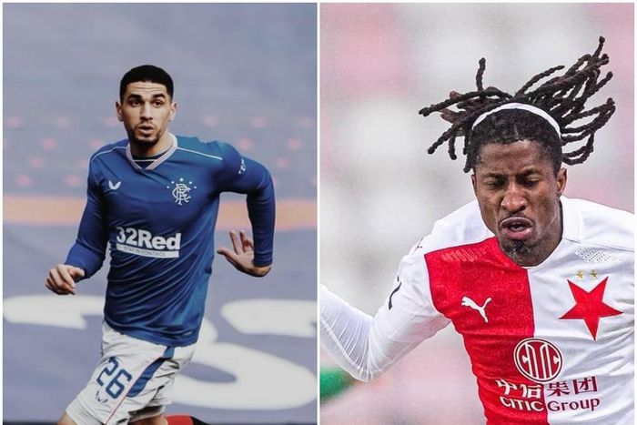 Leon Balogun and Peter Olayinka (Instagram)