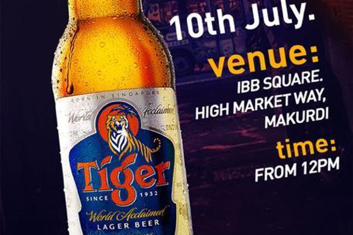 Peruzzi, DJ Big N, DJ Tony, MC Smart, Rapizo and others to take over Makurdi for Tiger Beer Street Food Festival