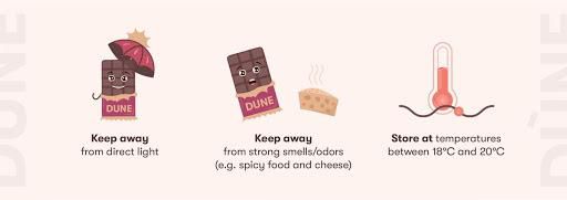 Storage tips for keeping chocolate fresh