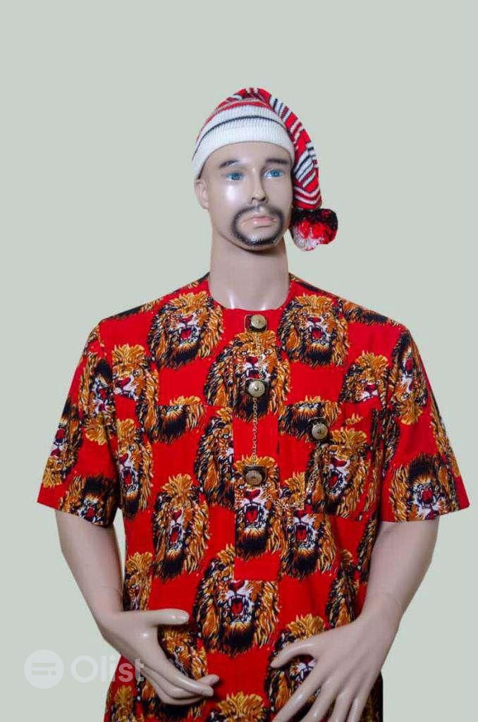 The way Isi-Agu is traditionally worn [olist]