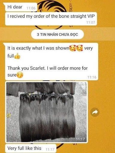 Feedback from 5S Vietnamese Hair Factory.