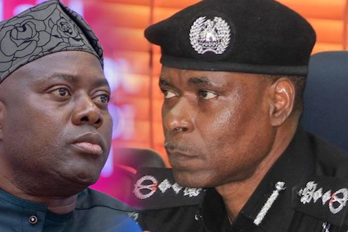 Governor Seyi Makinde of Oyo State and the Inspector-General of Police, Mohammed Adamu (Punch)